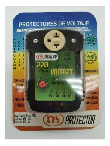 Protector Voltaje Xys 220v Monofasico  Box Aire Acondicionad
