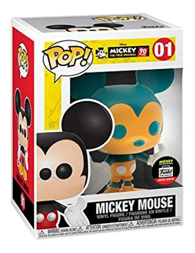 Muñeco De Vinilo/orange & Teal Mickey Mouse, Marca Funko