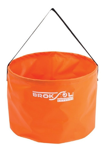 Balde Estanco Plegable Broksol 12l Compacto Camping Pesca