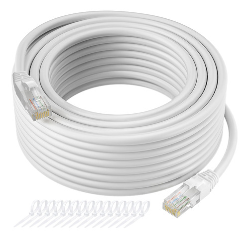 Cable Ethernet Cat5e De 125 Pies, Cable Largo De Internet Ca