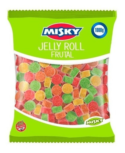 Gomitas Misky Jelly Roll X 1kg - Sweet Market