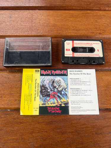 Iron Maiden The Number Of The Beast K7 Tailândia Raro Estandar (Usado)
