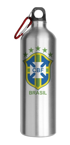 Botella De Agua Brasil De 750ml (aluminio), Termo Agua