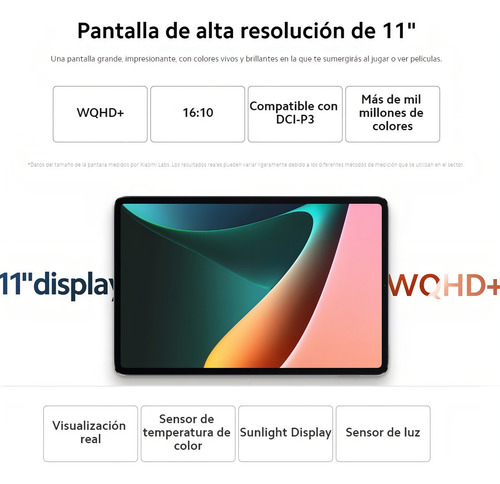 Tablet Xiaomi Pad 5 Pad 5 21051182G 11" 128GB branco 6GB de memoria RAM