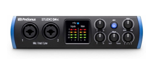 Interface Audio Usb-c Presonus Studio 24c 2x2 24 Bit/192khz