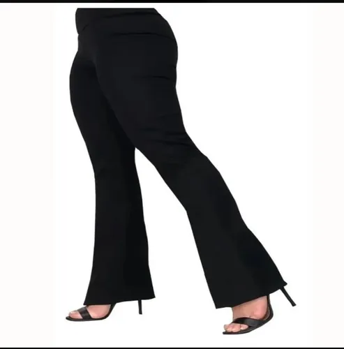 Cal a Flare Plus Size Malha Grossa G1 g2 g3 B sica Social