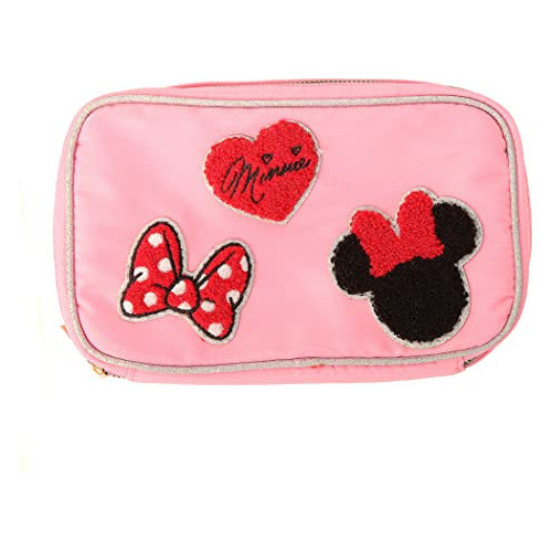 Organizador De Joyas De Minnie Mouse De Nylon Cierre Cr...