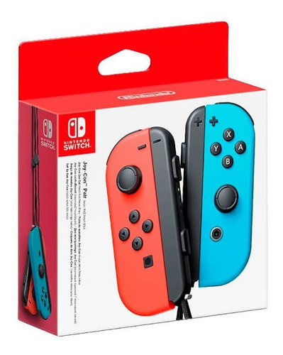 Imagen 3 de 6 de Joystick Control Para Nintendo Switch Joy-con-neón Azul/rojo