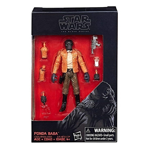 Figura De Acción Star Wars Black Series Ponda Baba 3.75''