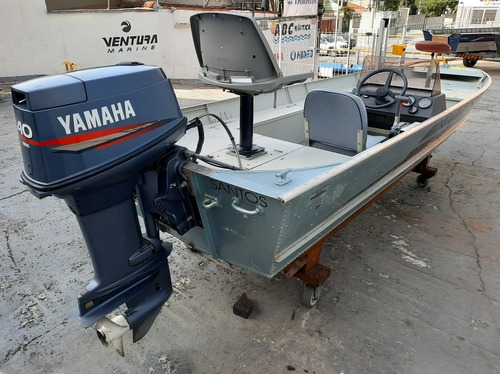 Barco/ Lancha Semi Chata 5mts + Yamaha 40hp