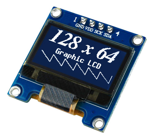 2x Modulo Display Oled 0.96 I2c Lcd Para Arduino Pic