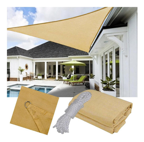 Toldo Vela Triangular 3.5 Mts Malla Rashel