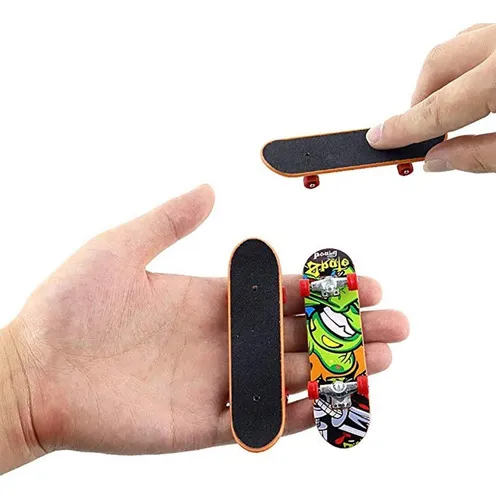 Skate Dedo Mini Kit 3 Fingerboard Brinquedo Presente Metal