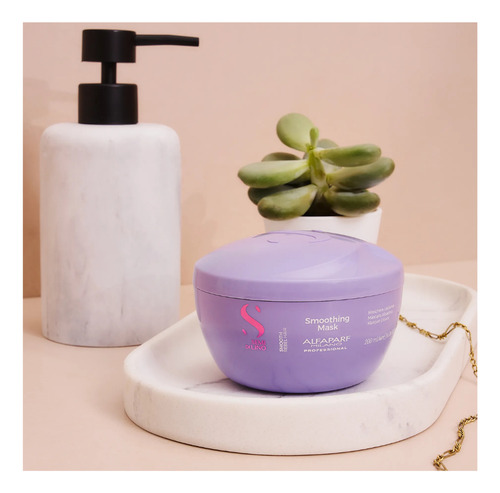 Alfaparf Smoothing Mask Mascara Alisadora + Low Shampoo
