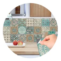 Comprar Vinilo Azulejo Mosaico Adhesivo 20x20 Piso  X 10u  Catalogo 