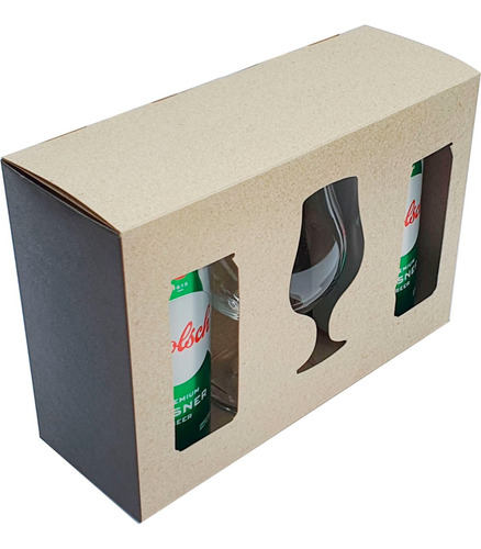 25 Cajas Giftpack - 2 Latas Cerveza Y Copa Dublin