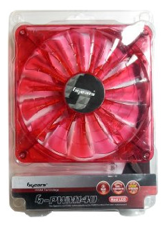 Ventilador 140mm B-pwm 140-red Con Led Rojo De Alta