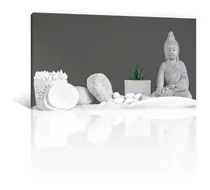 Comprar Cuadro Decorativo Canvas Lienzo Zen Y Buda Estatua Buda Spa