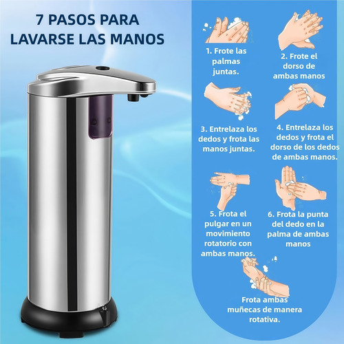 Dispensadores De Jabón Automático 3 Niveles Ajustables 280ml