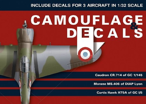 Caudron Cr 714 Ms 406 Hawk H75a 132 Escala Camuflaje Y Calco