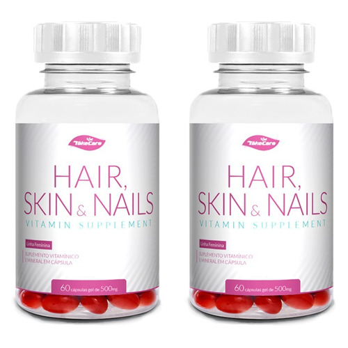 Hair Skin & Nails - 2x 60 Cápsulas - Take Care