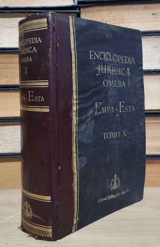 Enciclopedia Jurídica Omeba Tomo X