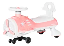 Comprar Carro Montable Patinete Cuatro Ruedas Nave Espacial Niños Color Rosa Carrito Infantil Ele-Gate