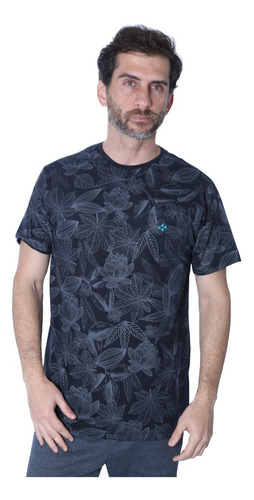 Camiseta Mister Fish Full Print Floral