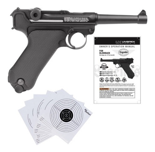 Pistola Umarex Co2 Legends P08 Blowback 4.5mm Bbs Xchws C