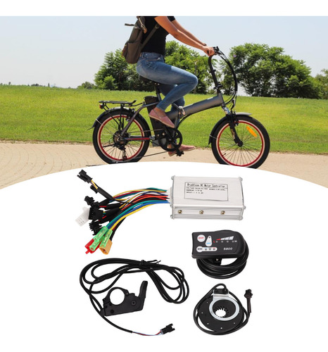 Kit De Controlador De Motor De Bicicleta Eléctrica, Motor Si