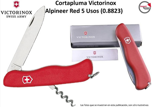Cortapluma Victorinox Alpineer Red 5 Usos (0.8823)