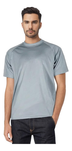 Remera Dry Evolution Jaspeada Gris - Mundo Trabajo