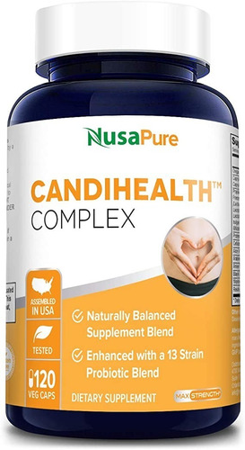 Candihealth Complex - Candida Support - 120caps 1250mg