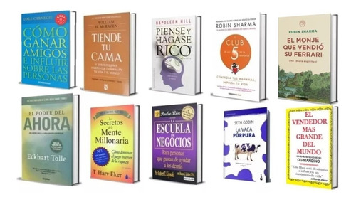 10 Libros Emprendedores, Negocios , Piense Y Hagase Rico 