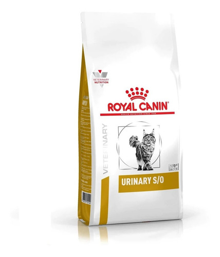 Alimento Royal Canin Veterinary Diet Feline Urinary S/O High Dilution UHD 34 para gato adulto sabor mix en bolsa de 7.5 kg