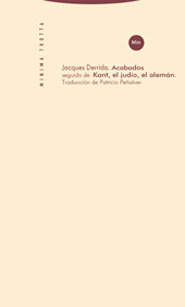 Libro Acabados / Kant, El Judío, El Alemán