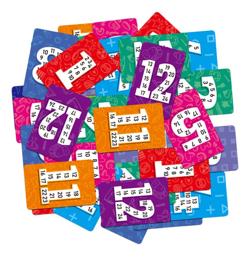 Tarjetas Flash Aritméticas Cartas De Flash De Suposición Adi
