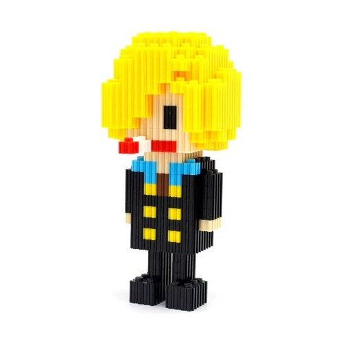 Mini Bloques 3d Armables  Sanji  One Piece