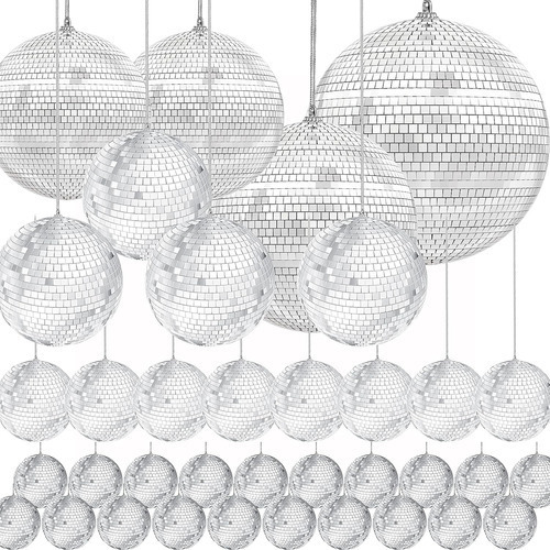 The Dreidel Company Mirror Disco Ball, Paquete De 36 Unid...