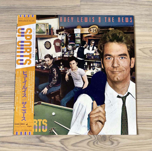 Vinilo Huey Lewis And The News - Sports (1ª Ed. Japón, 1984)