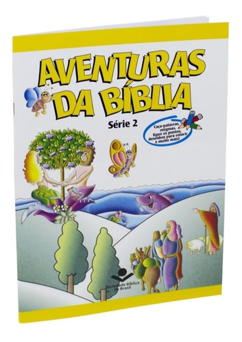 Kit 4 Livros Aventuras Da Bíblia Com Desenhos Para Colorir