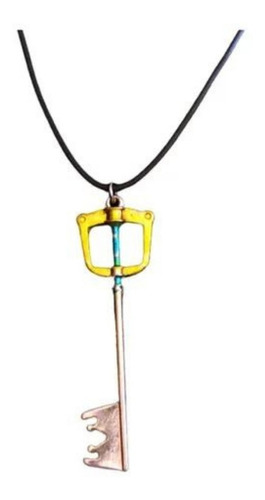 Colar Kingdom Hearts Keyblade Anime Cosplay Cordão Unissex