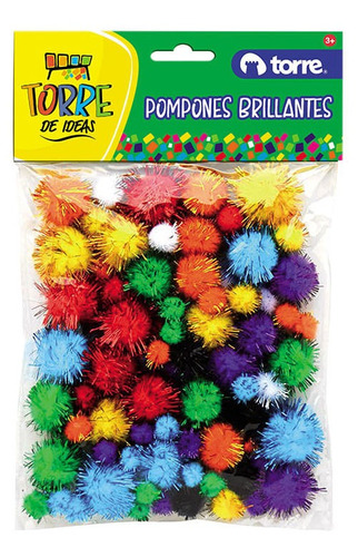 Set Manualidades Pompones Col Surt 36 Pcs 25 Mm Art & Craft