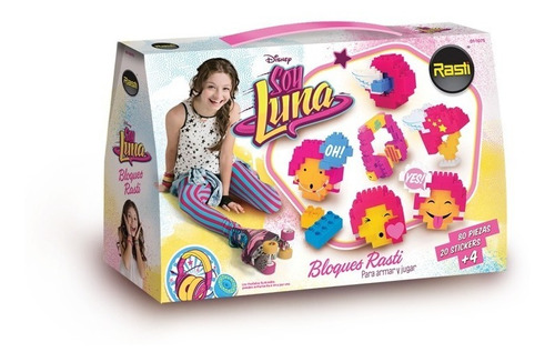 Rasti Bloques Soy Luna 145 Piezas + Stickers Oferta Liquid