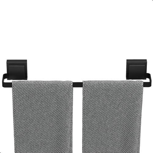 Kit Acessórios Para Banheiro Com Ventosa Preto 4 Peças Max
