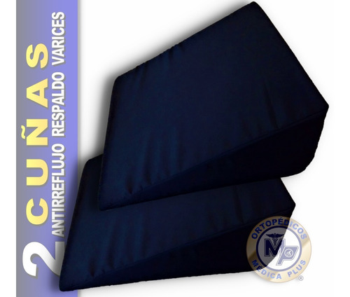 2 Cuñas Adulto Almohada Triangular Reflujo Varices Descanso