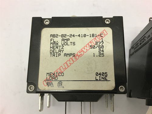Carling Switch Ab2-b2-24-410-1b1-c Circuit Breaker 1 Amp Ccf