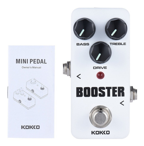 Kokko Fbs2 Mini Booster Pedal Guitarra Eq Portátil De 2 Band