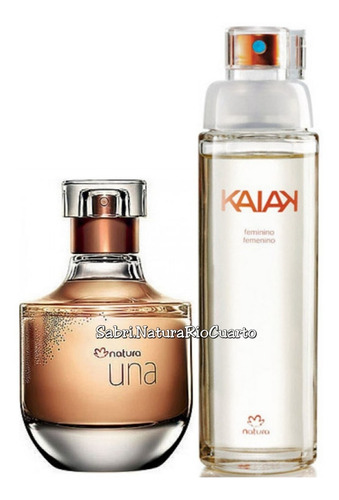 Natura Kit De 2 Perfumes: Kaiak Edt 100ml + Una Edp 50ml