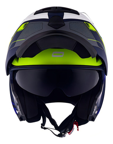 Capacete Norisk Ff345 Route Speedmax Escamoteável Cor Azul